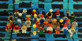 Lego people of different colors